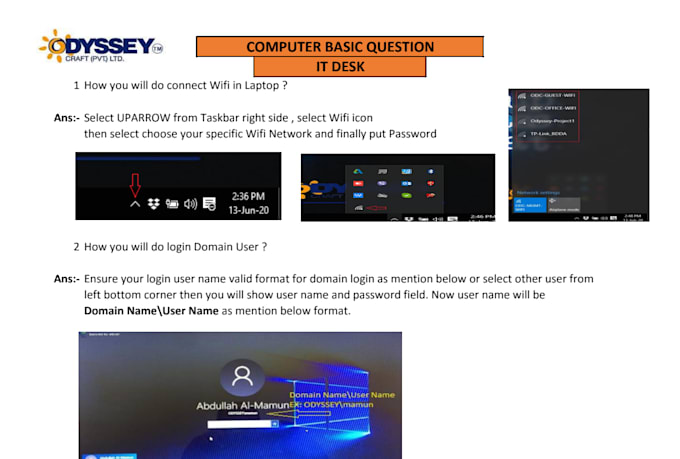 fix computer networking, wifi, end user support
